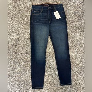 Fran Denim High Rise Skinny Jean Nicole style dark wash size 30